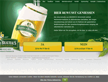 Tablet Screenshot of boehmisch-brauhaus.de